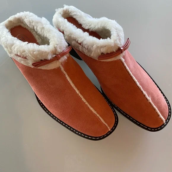 Talbots Suede Lined Mules, 7 - Picture 1 of 6